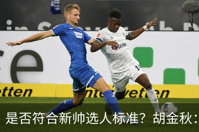 是否符合新帅选人标准？胡金秋：只能做好自己